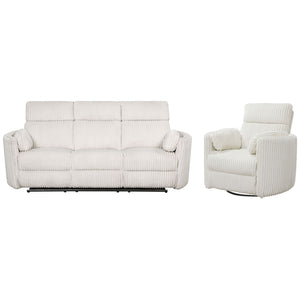 Radius - Power Reclining Sofa Set - R&R Furniture Gallery (Fountain Valley, CA)