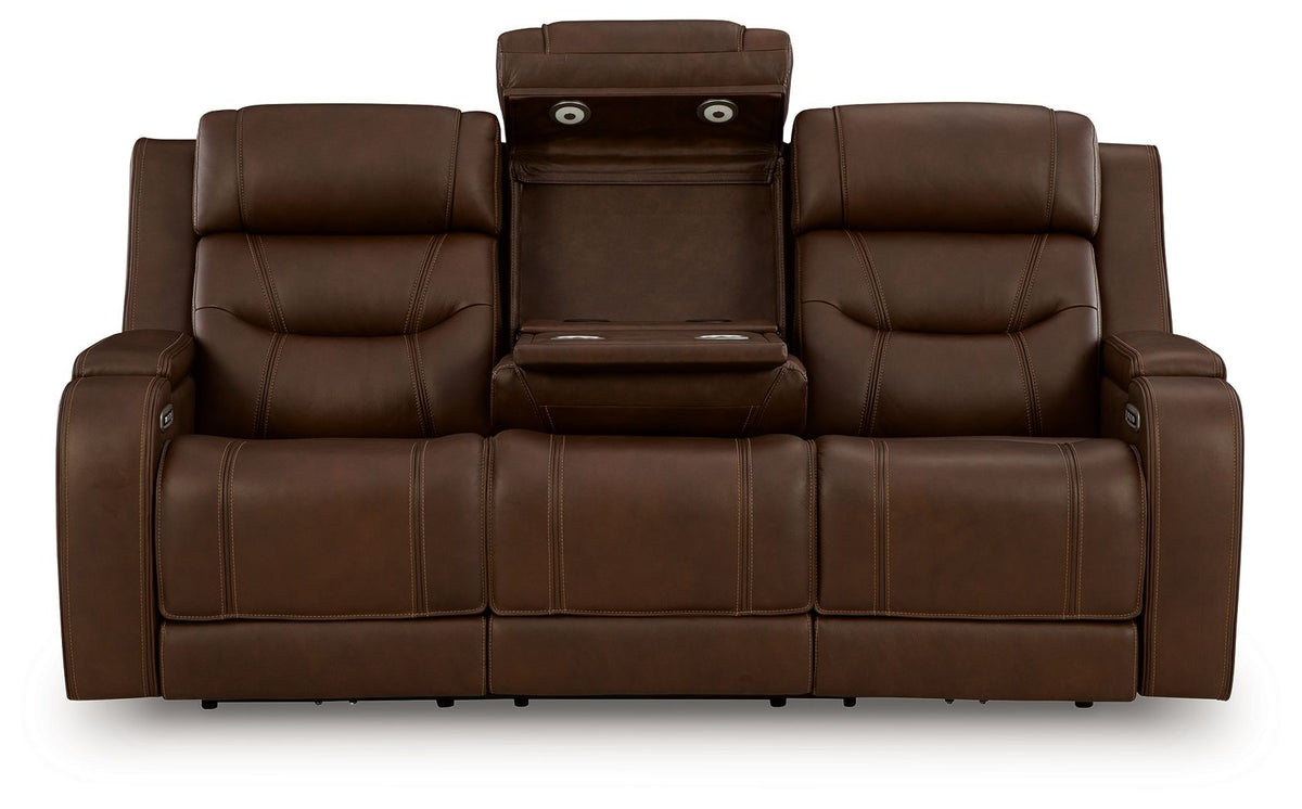 Knightington - Power Reclining Sofa With Audio Seating - R&R Furniture Gallery (Fountain Valley, CA)
