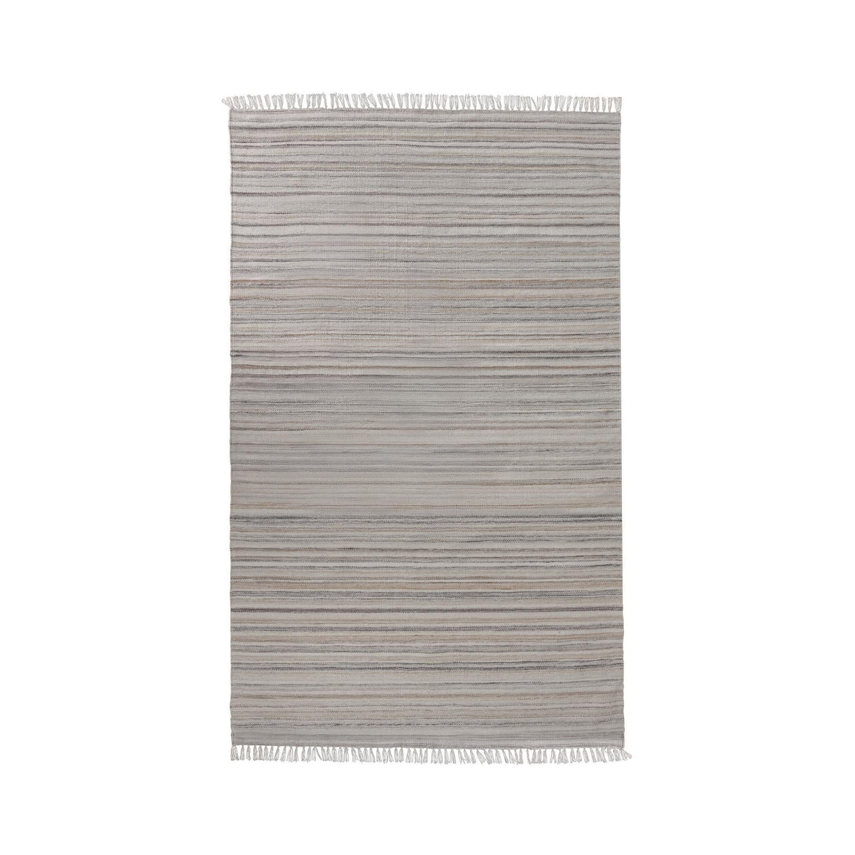 Classic Home Chania area rug with intricate geometric patterns in neutral tones, perfect for living room or bedroom decor.