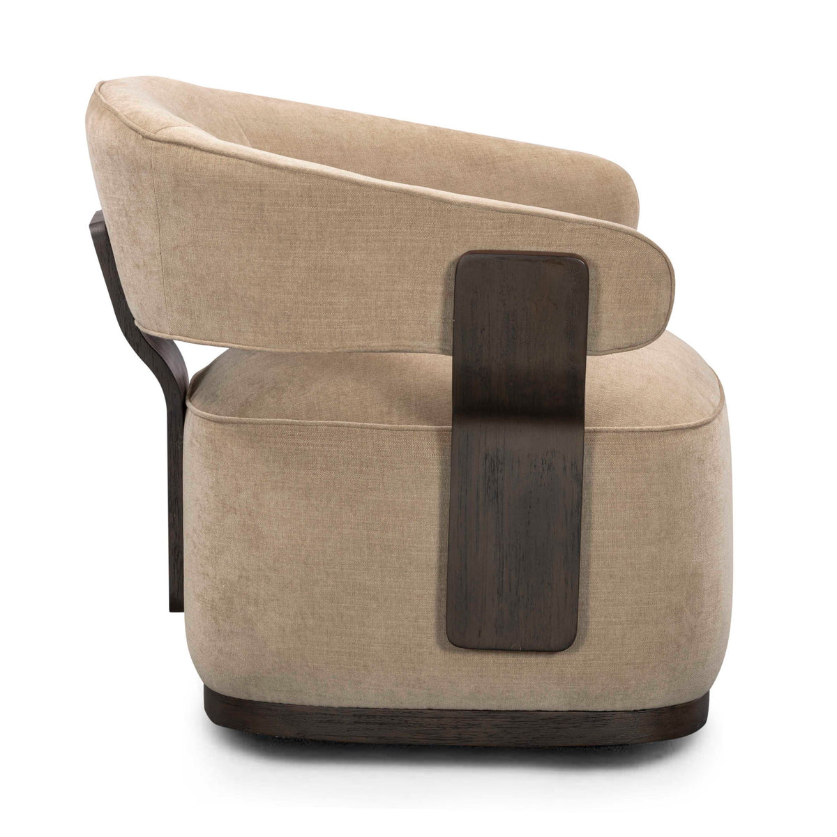 Madison - Linen Chenille Swivel Accent Chair - R&R Furniture Gallery (Fountain Valley, CA)