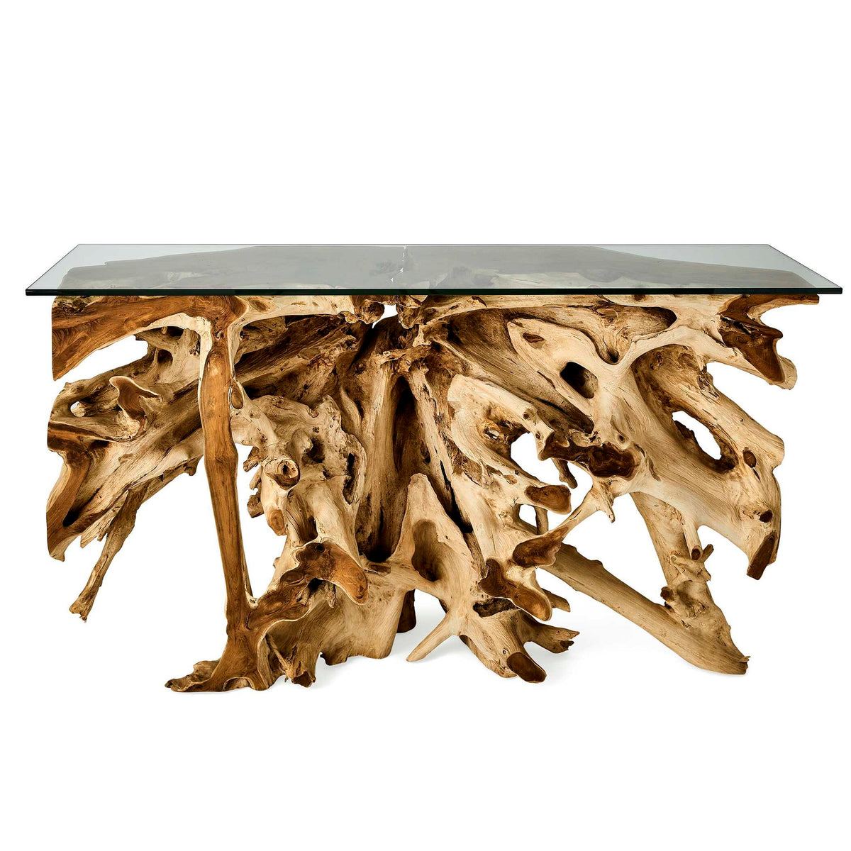 Center Root - Console Table - Brown / Woodtone
