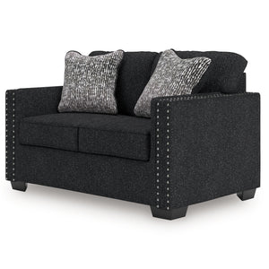 Jasmine Peaks - Loveseat - Coal - R&R Furniture Gallery (Fountain Valley, CA)
