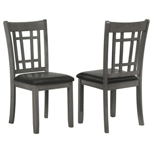 Lattice Back Side Chairs (Set of 2)