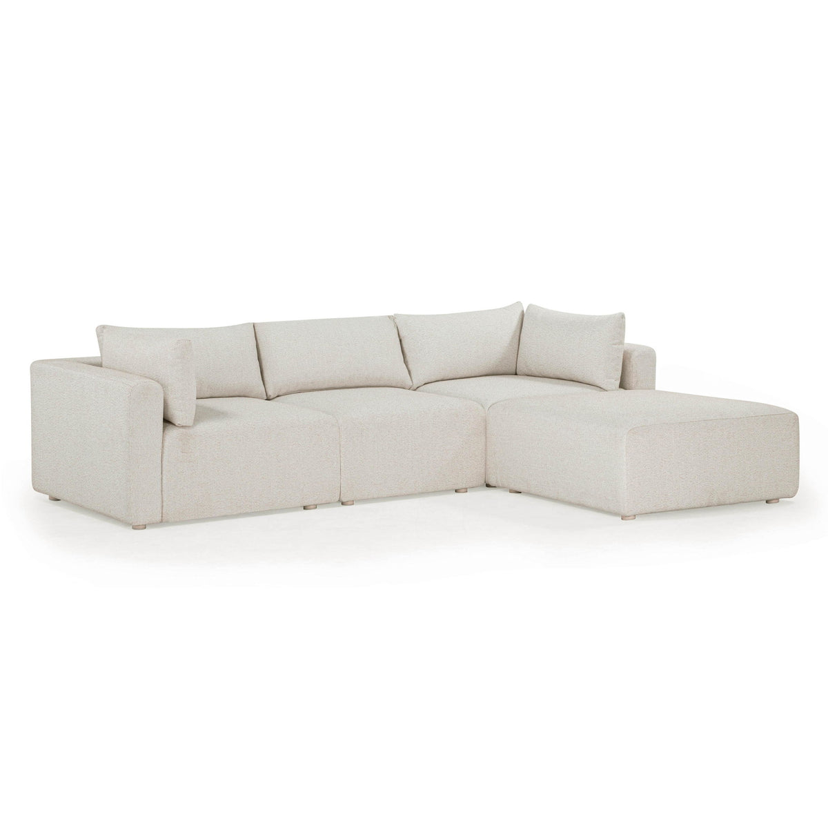 Hangover - Outdoor Modular Sectional - Cream - R&R Furniture Gallery (Fountain Valley, CA)
