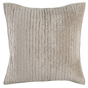 Bari - Velvet Sham - Pebble