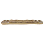 Artisan - Trays (Set of 3) - Antique Gold