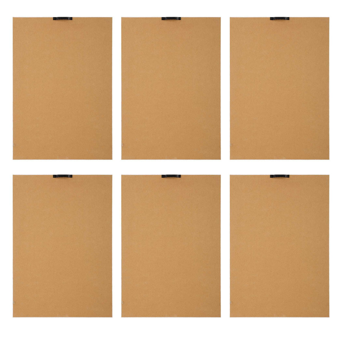Wild Flourish - Framed Floral Prints (Set of 6) - Light Brown