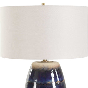 Orleans - Glaze Table Lamp - Blue