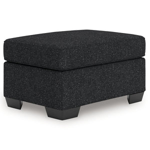Jasmine Peaks - Ottoman - Coal - R&R Furniture Gallery (Fountain Valley, CA)
