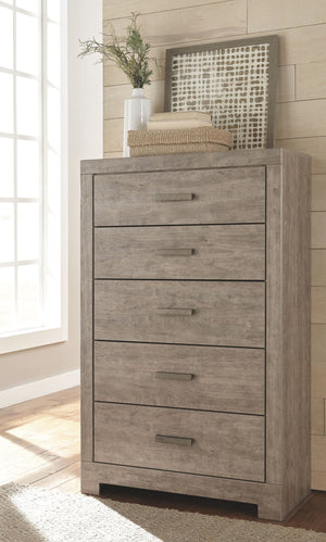 Culverbach - Five Drawer Chest - Gray - R&R Furniture Gallery (Fountain Valley, CA)