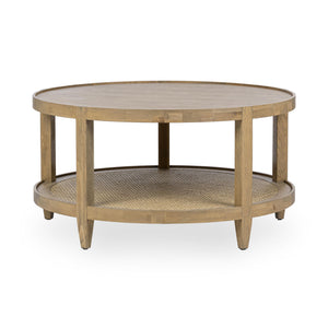 Devin - Solid Wood Round Table - R&R Furniture Gallery (Fountain Valley, CA)
