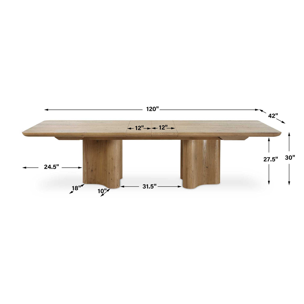 Cecelia - Dining Table - Oak