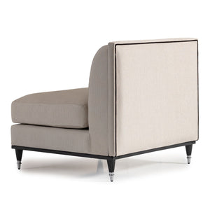 La Francaise - Armless Accent Chair - R&R Furniture Gallery (Fountain Valley, CA)