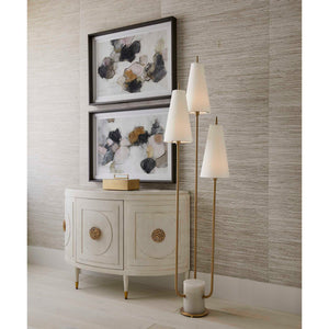 Plunging Pastels - Framed Prints (Set of 2) - Black / Brown / Gray