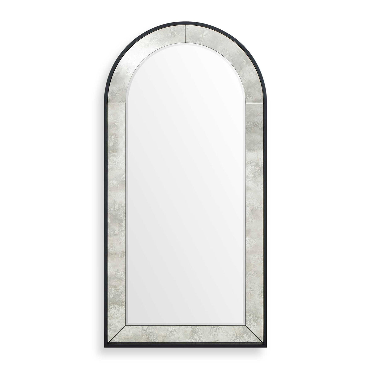 Marlowe - Antique Arch Mirror - Black