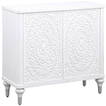 Angus - 2 Door Mandala Accent Cabinet - White