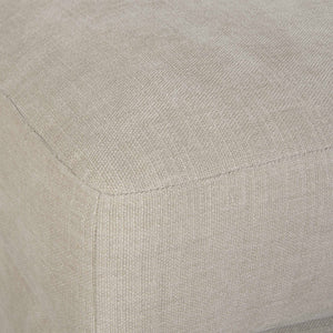 Uttermost Refuge sofa chaise with plush fabric and modern design, shown in a stylish living room setting.