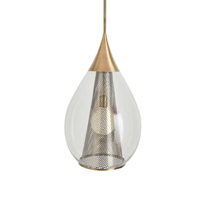 Big Drip - 1 Light Pendant - Brass