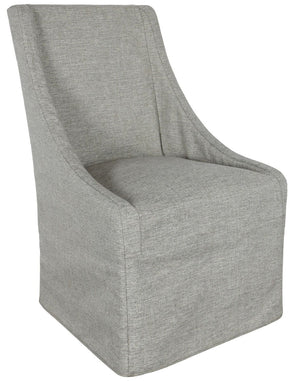 Warwick - Upholstered Rolling Dining Chair - R&R Furniture Gallery (Fountain Valley, CA)