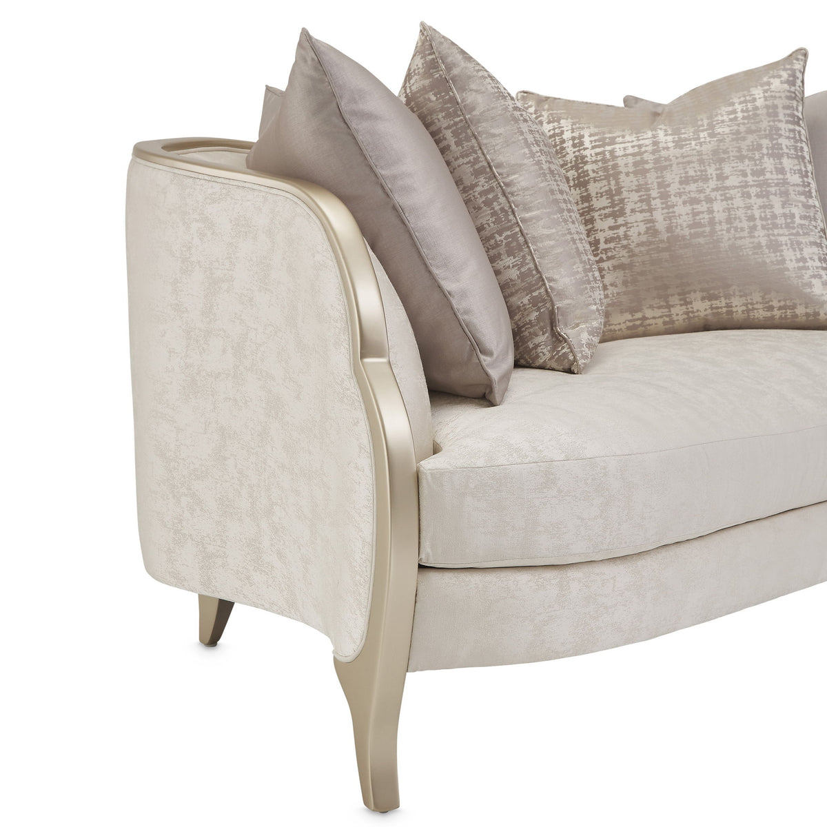 Malibu Crest - Loveseat - Cloud White / Chardonnay - R&R Furniture Gallery (Fountain Valley, CA)