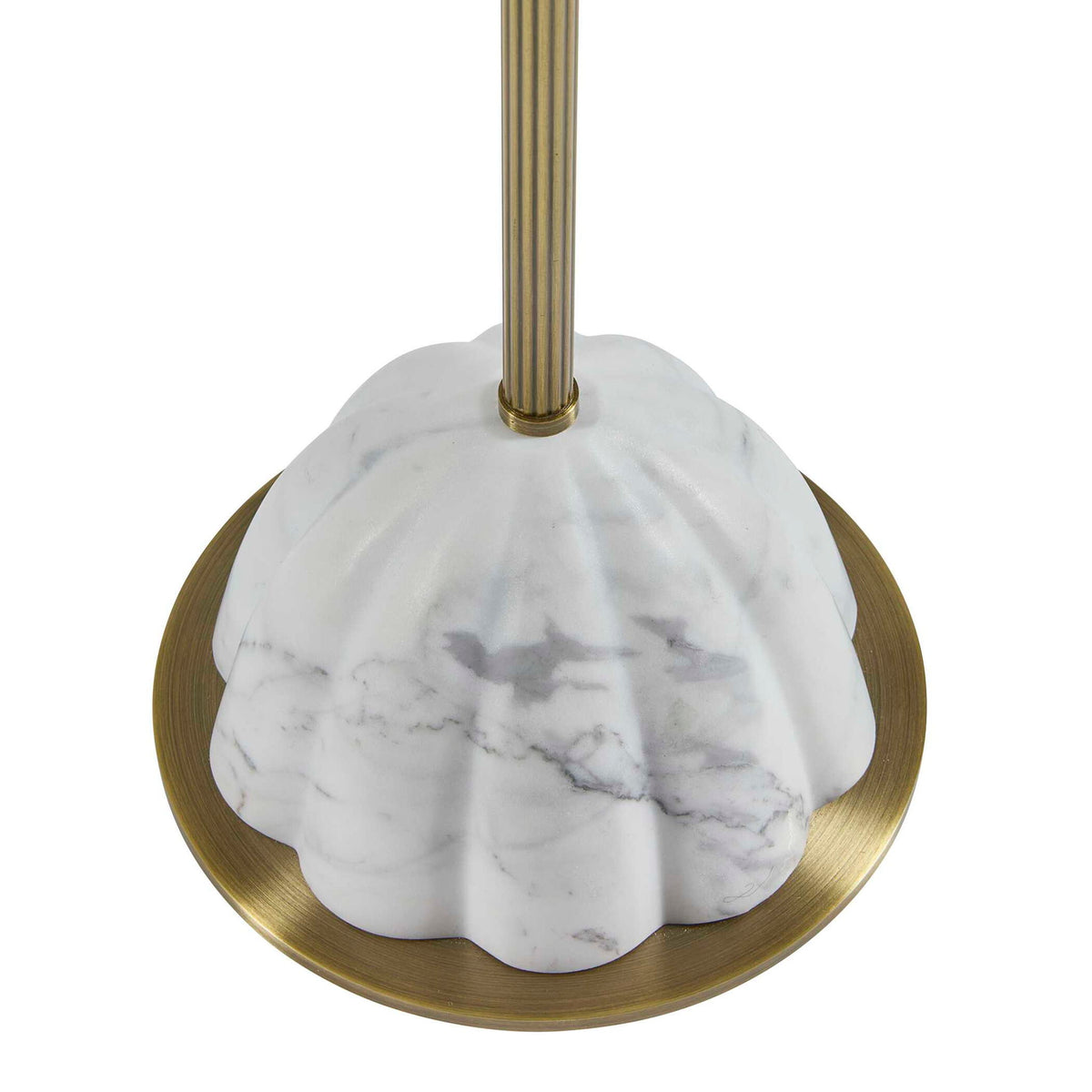 Demi Floret - Drink Table - Gold / White