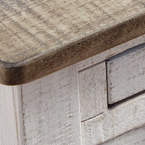 Adalane - Accent Table - White / Gray - R&R Furniture Gallery (Fountain Valley, CA)