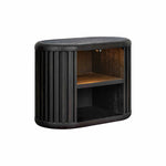 Nightstand w/ Nightlight And USB A-C, Black - FM73000BK-N2
