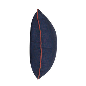 Gulf - Pillow - Dark Blue/Red