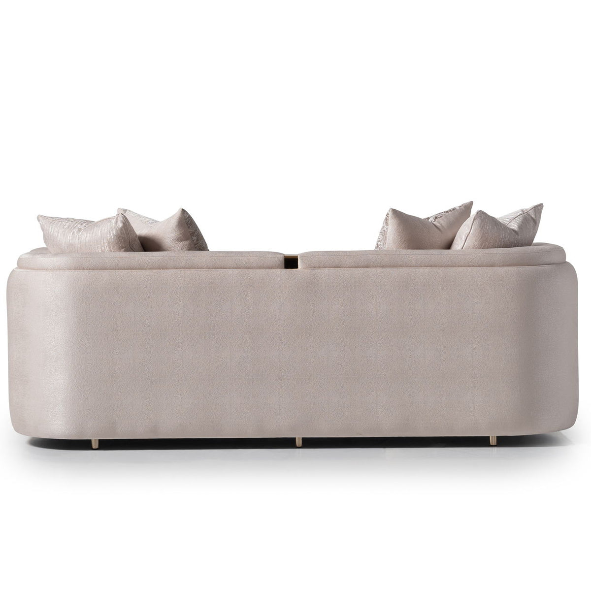 Carmela - Sofa - Almond / Gold - R&R Furniture Gallery (Fountain Valley, CA)