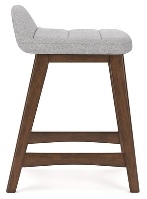 Lyncott - Upholstered Barstool (Set of 2) - R&R Furniture Gallery (Fountain Valley, CA)