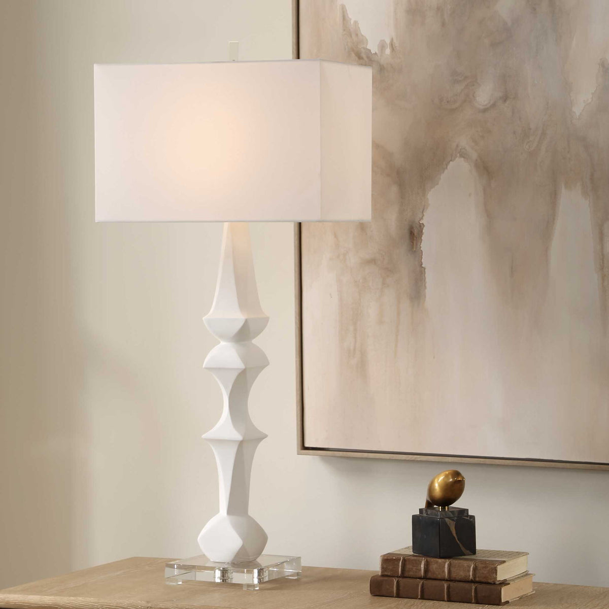 Mayme - Table Lamp - White
