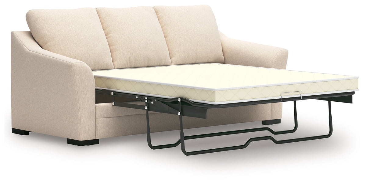 Lango - Queen Sofa Chaise Sleeper - Jute - R&R Furniture Gallery (Fountain Valley, CA)
