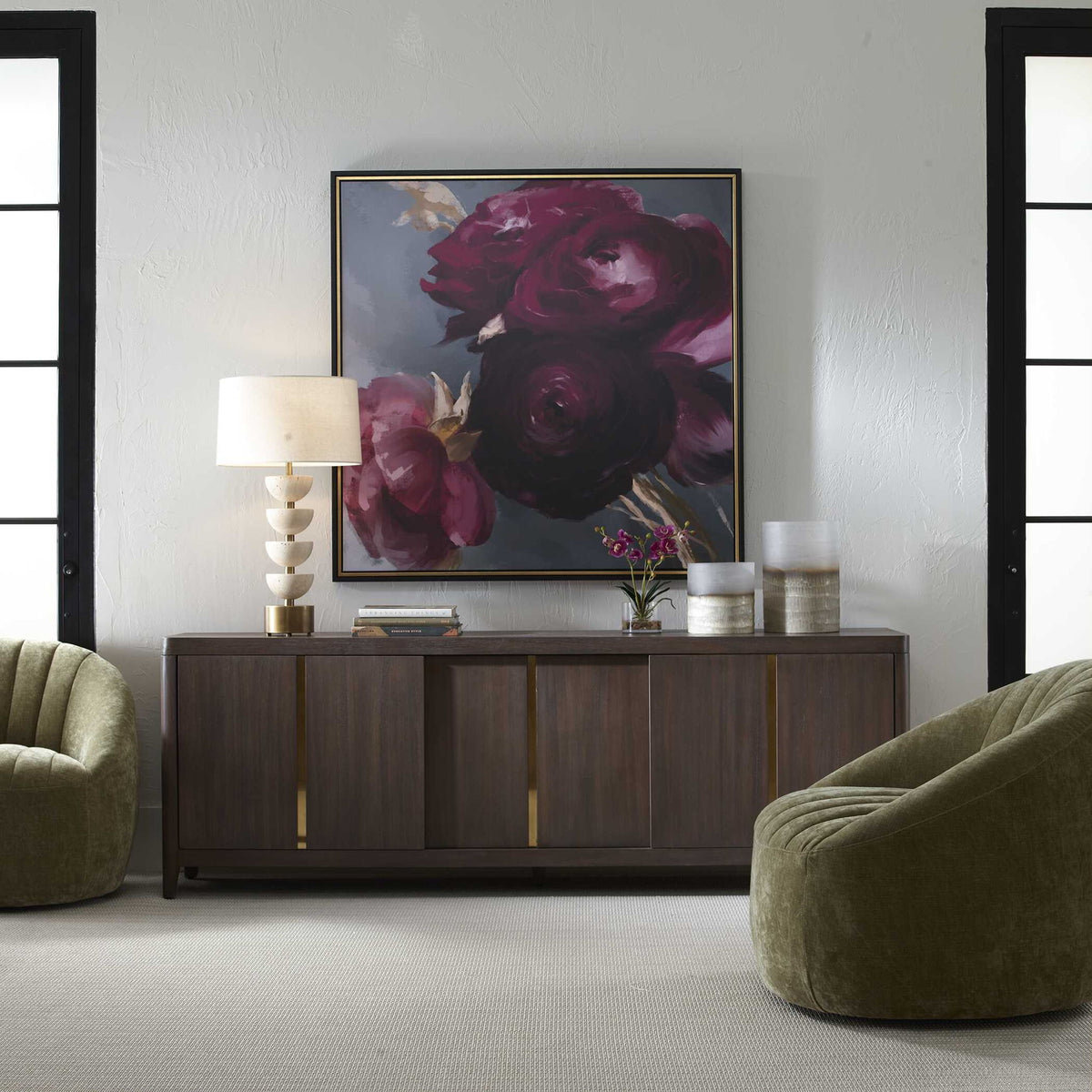 Botero - Console Cabinet - Walnut