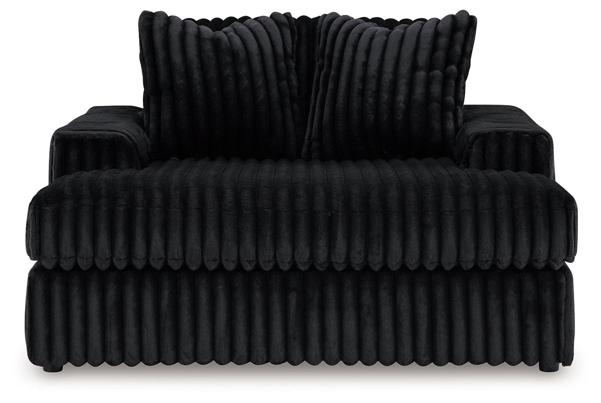 Midnight-Madness - Oversized Chaise - R&R Furniture Gallery (Fountain Valley, CA)