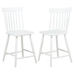 Andrews Windsor Counter Height Dining Side Chair White (Set of 2)