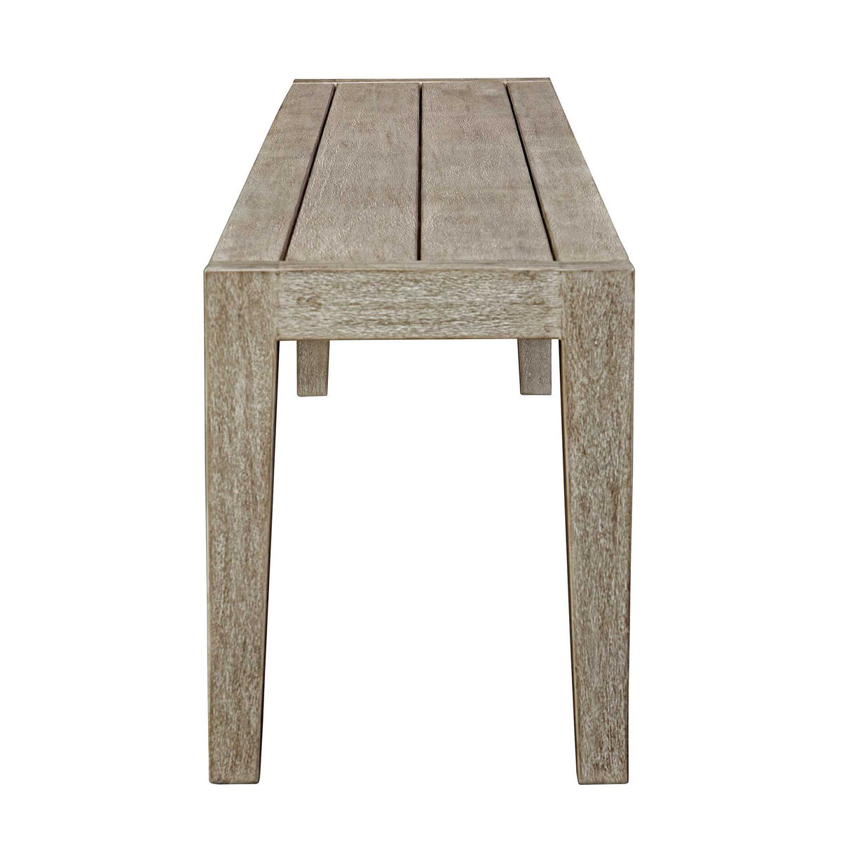 Kirkham - Wooden Outdoor Bench - Gray