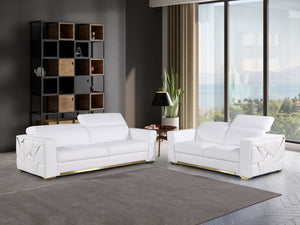 1120 - Leather Living Room Set - R&R Furniture Gallery (Fountain Valley, CA)