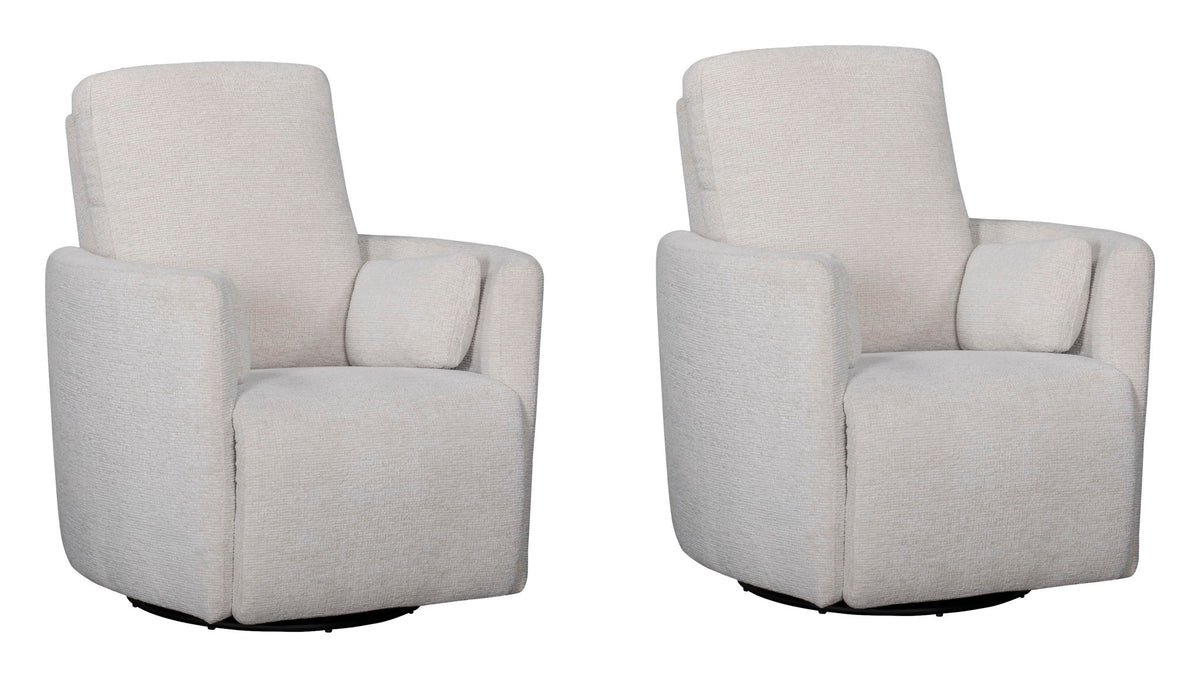 Turner - Manual Swivel Glider Recliner (Set of 2) - R&R Furniture Gallery (Fountain Valley, CA)