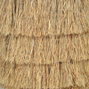 Luau - Rattan Round End Table - Natural - R&R Furniture Gallery (Fountain Valley, CA)