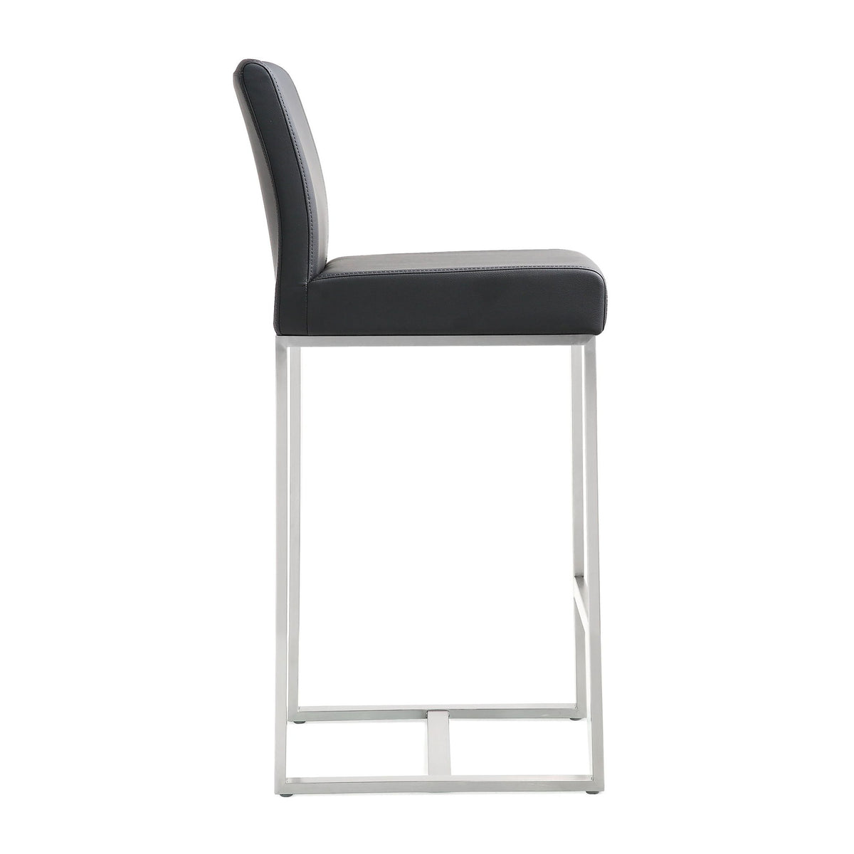 Denmark - Stainless Steel Counter Stool (Set of 2) - R&R Furniture Gallery (Fountain Valley, CA)