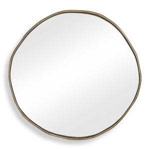 Lowen - Round Mirror - Brass