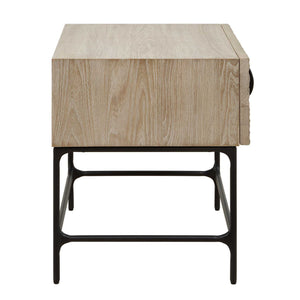 Lunar - Wooden Side Table - Black / Woodtone