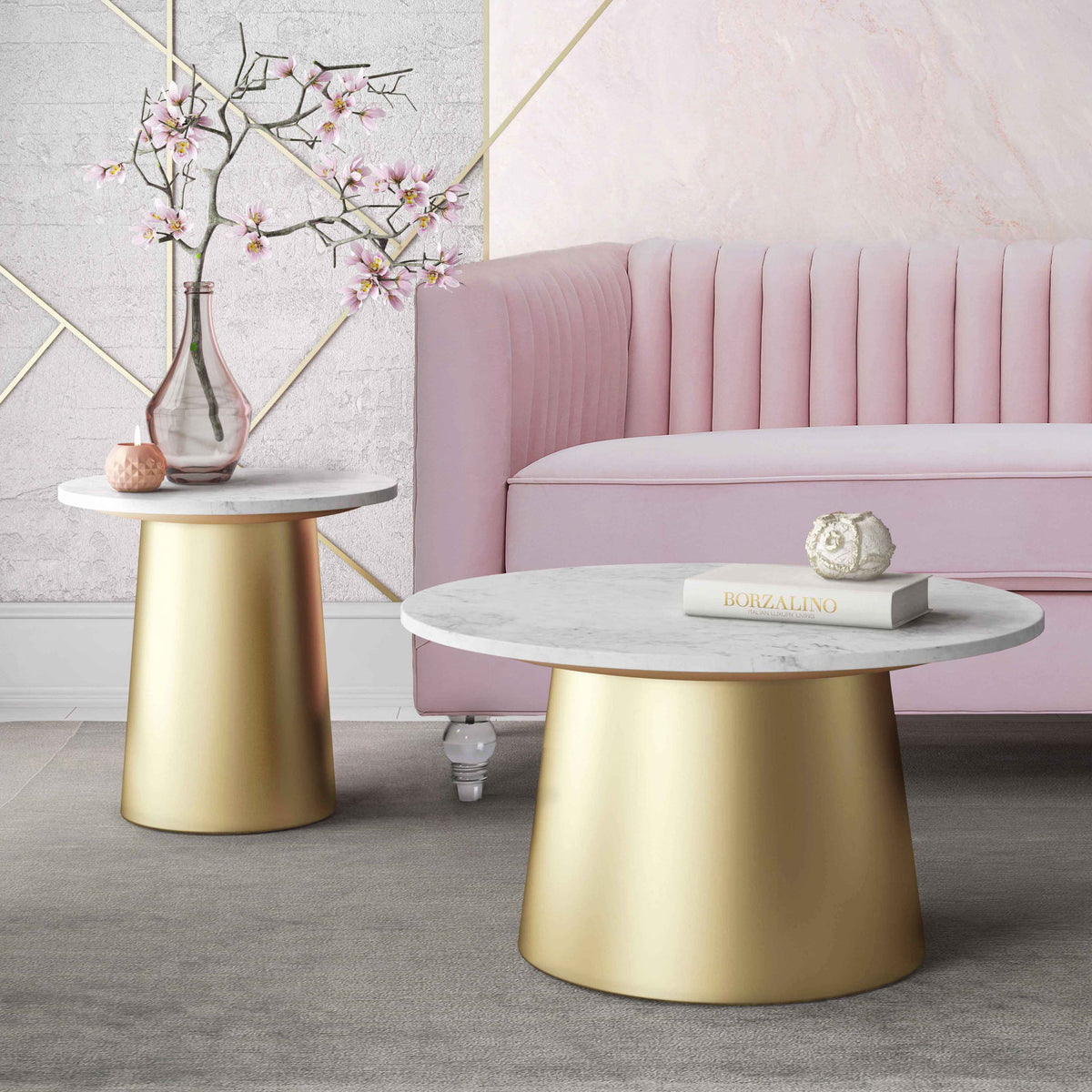Bleeker - Marble Table - R&R Furniture Gallery (Fountain Valley, CA)