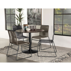 Jerome - Stackable Side Chair (Set of 2) - Charcoal
