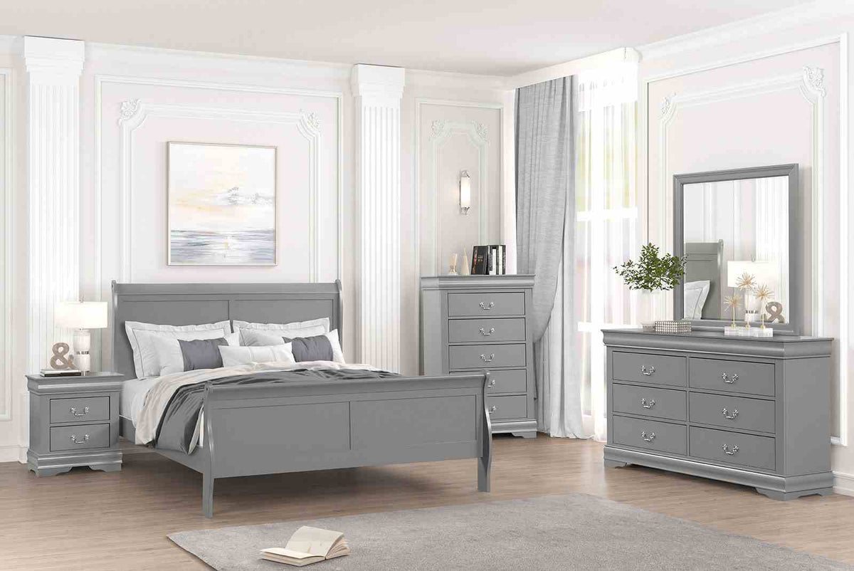 Louis Philippe - 4 Pc. Queen Bedroom Set