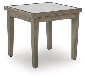 Rainier Ranch - Square End Table - Brown / Beige - R&R Furniture Gallery (Fountain Valley, CA)