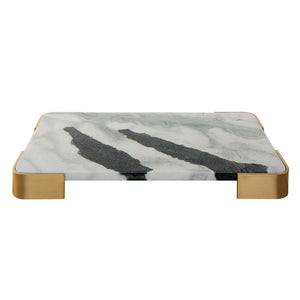 Elevated - Medium Tray/Plateau - Panda Marble
