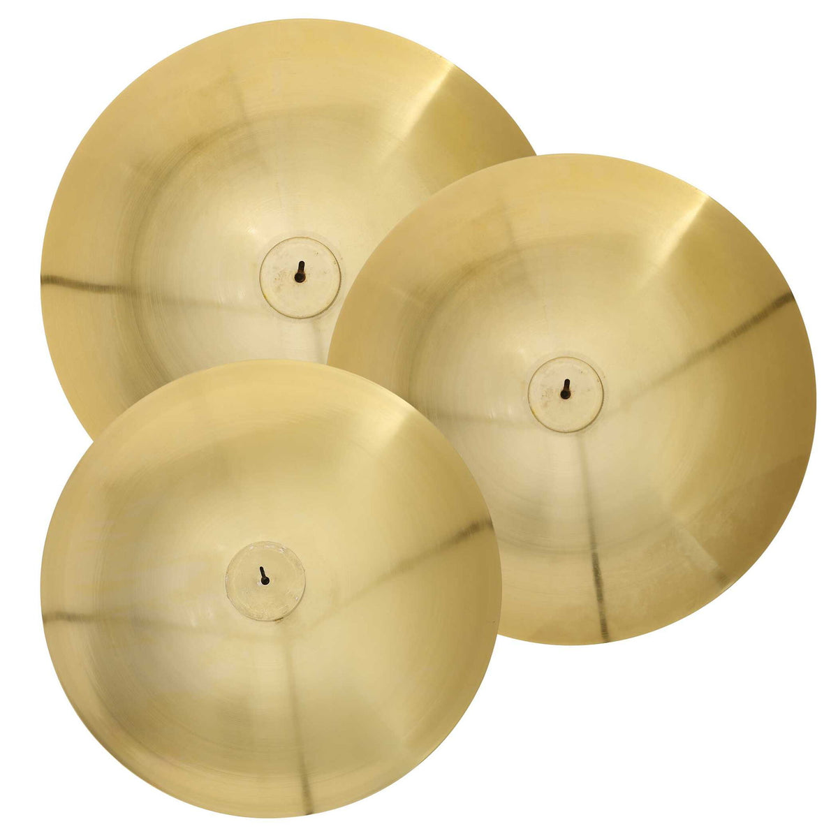 Cymbalic - Round Brass Wall Art (Set of 3) - Brass