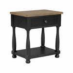 1-Drawer Nightstand w/ USB A-C - FM79009BK-N1