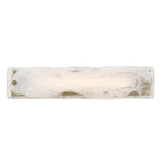 Taffy - 1 Light LED Swirl Glass Sconce - White